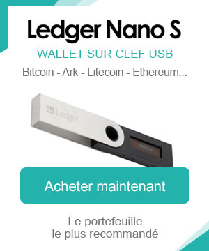 Ledger Nano S clé usb cryptomonnaie wallet